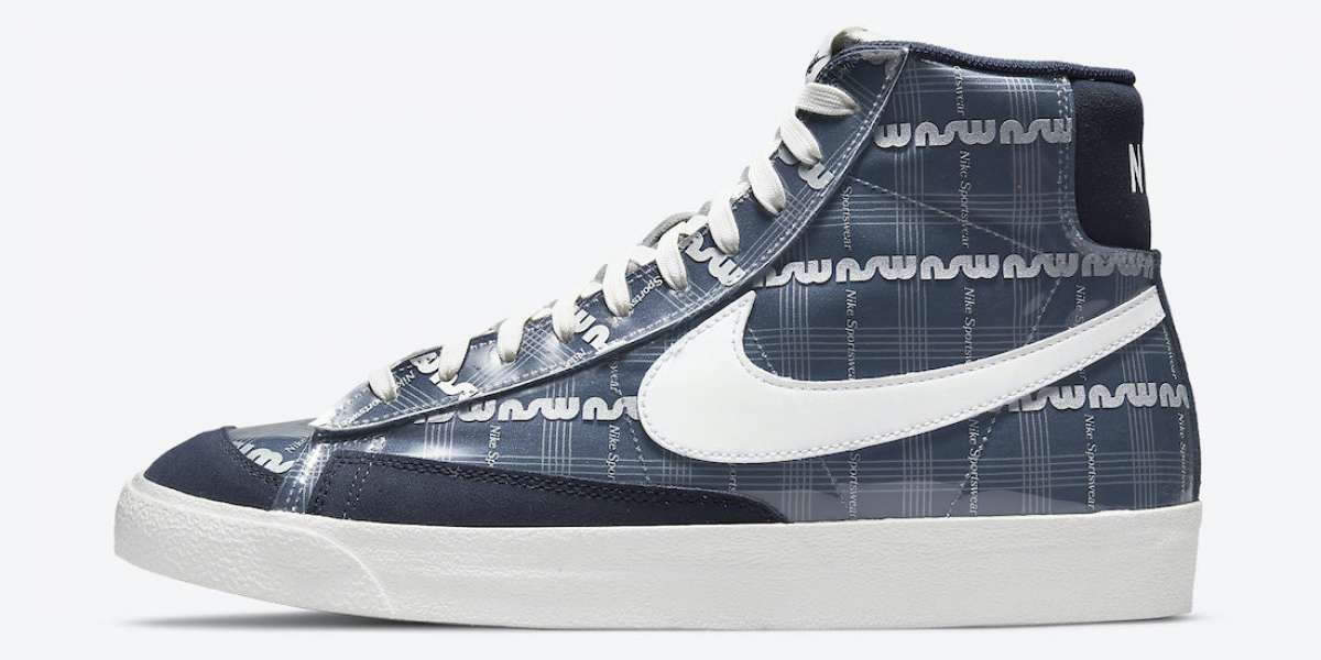 The Nike Blazer Mid "Midnight Navy" DJ4654-410 shoes selling hot
